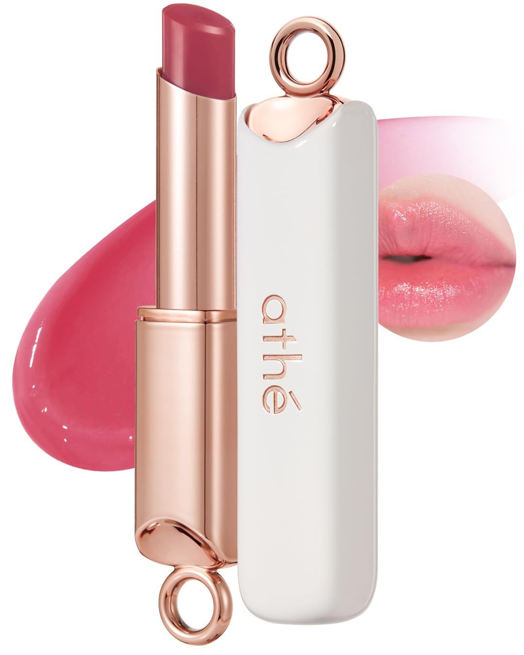 ATH Authentic Lip Balm 14 RUDY, Korean Vegan Color Lip Blam, Long Lasting Buildable Glow Lip Balm without Stickiness, Cruelty-Free, Clean-Beauty, 0.11oz.
