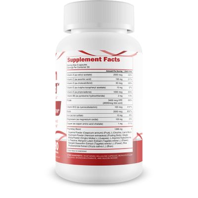 Rutein Vision Pro - Our Best Vision Pills For Eyes - Vitamin A Vision Capsules - Vision Improvement Pills - Eyesight Improvement Supplements - Rutein Supplement For Eyes - Rutein Eyebright Alternative