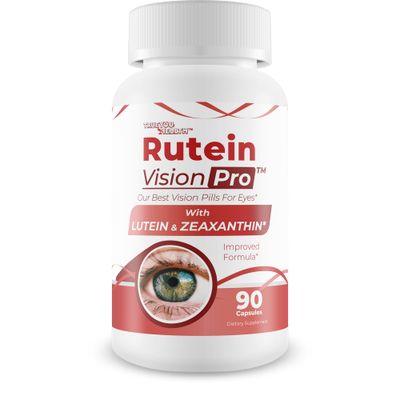Rutein Vision Pro - Our Best Vision Pills For Eyes - Vitamin A Vision Capsules - Vision Improvement Pills - Eyesight Improvement Supplements - Rutein Supplement For Eyes - Rutein Eyebright Alternative