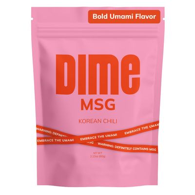 DIME MSG Seasoning &amp; Spices for Cooking, Marinating, Grilling - Snack, Salad Topper- Chili, Yuzu, Asian Food, Umami All Purpose Powders (1 Pack, Korean Chili)
