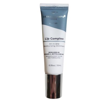Dermatologist&#39;s Choice Lip Complex All-in-One Moisturizing Ointment for Dry, Aging Lips With Castor Oil, Vitamin E, and Evening Primrose Oil to Nourish and Protect Cracked Lips