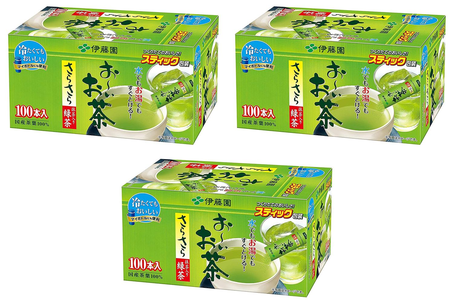 Ito En Oi Ocha Japanese Green Tea, Macha blend, pack of 100 Japan Import Pack of 3