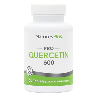 Natures Plus PRO Quercetin 600 mg - 60 Tablets - Non-GMO, Vegan &amp; Gluten Free - 60 Servings