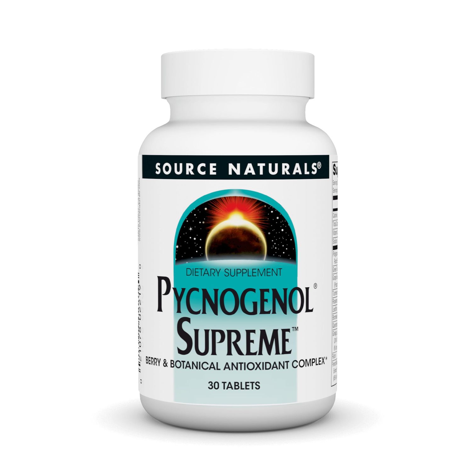Source Naturals Pycnogenol Supreme, Berry &amp; Botanical Antioxidant Complex - 30 Tablets