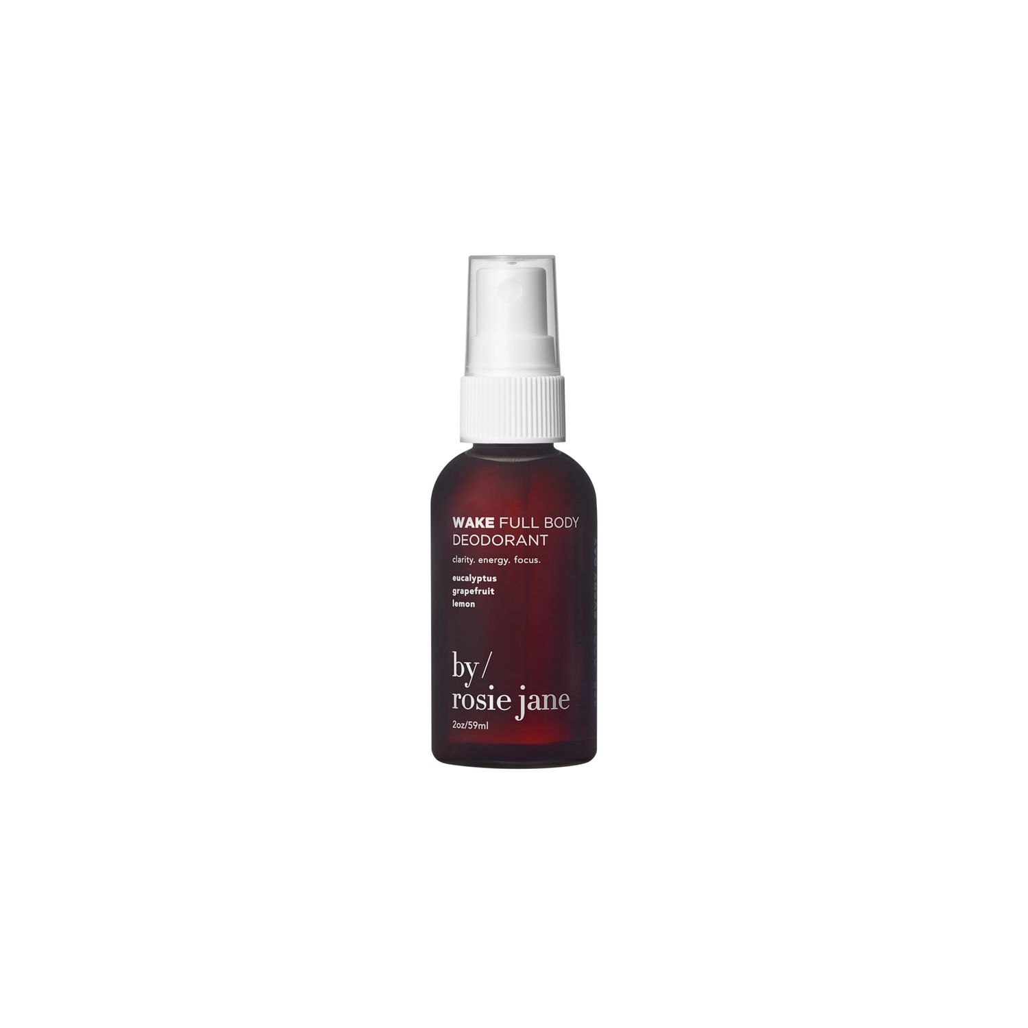 By Rosie Jane Wake Full Body Deodorant Spray - Aluminum Free Deodorant and Body Spray for Women &amp; Men - Enriched with Eucalyptus, Grapefruit &amp; Lemon - Suitable for Sensitive Skin (53ml)