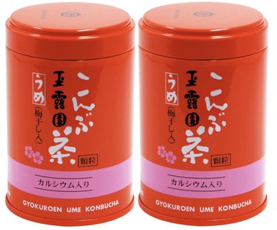Pack of 2 Japanese Ume-Konbu Cha, (Pulm Kelp Tea) - 1.41 oz