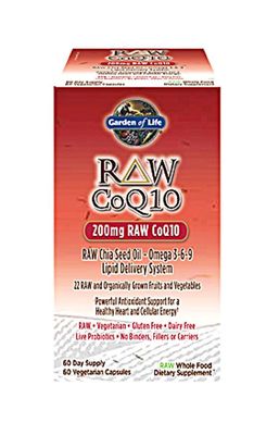 Garden of Life Raw Coq10, 60 CT