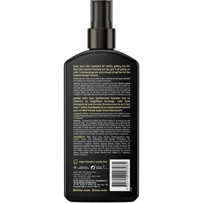 b.tan Best Tanning Oil | Get Tanned Intensifier Dry Spray - Fast, Dark Outdoor Sun Tan From Tan Accelerating Actives, Packed with Moisturizing Oils, No SPF, Austrailian Brand, 8 Fl Oz