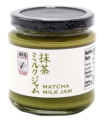 Matcha Milk Jam by Hotaru Foods| Premium Organic Matcha | Spread | Condiment | 8.81 oz |