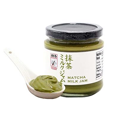 Matcha Milk Jam by Hotaru Foods| Premium Organic Matcha | Spread | Condiment | 8.81 oz |