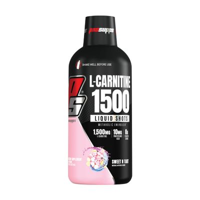 PROSUPPS L-Carnitine Liquid 1500, Stimulant-Free Liquid Shots for Men &amp; Women - Clean Workout Drink for Energy, Performance &amp; Muscle Recovery - No Sugar, No Carbs - 31 Servings, Sweet N-Tart