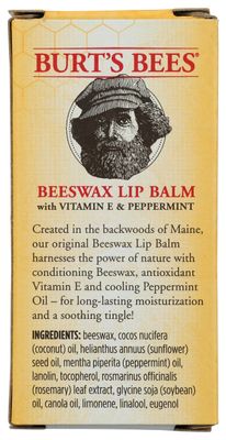 Burts Bees Beeswax Lip Balm, 2 Count (Pack of 1)