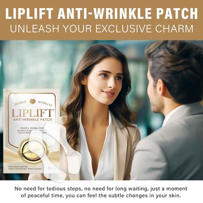 YuanKanJu Anti Wrinkle Patches for Lip, Smooth Fine Lines &amp; Wrinkles, Silicone Wrinkle Patches with Hydrolyzed Collagen with Aloe,Vitamin E - Overnight Lift Lines Treatment, Gold