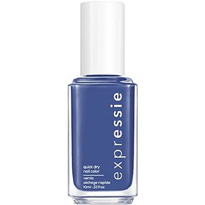 essie Expressie Nail Polish, Quick-Dry Iris Blue Nail Polish, Vegan, Lose The Snooze, 0.33 fl oz