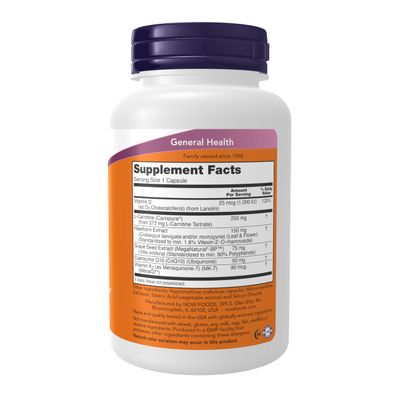 NOW Foods Supplements, Clinical Cardio, Cardiovascular Support, Helps Maintain Blood Pressure Already Within the Healthy Range, Clinically Validated Ingredients, 90 Veg Capsules
