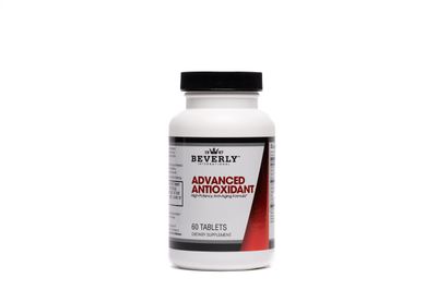 Beverly International Advanced Antioxidant, 60 Tablets. High Potency Anti-Aging Formula. Powered by Vitamins A, C, E, and Selenium. Combat Cell Oxidation.