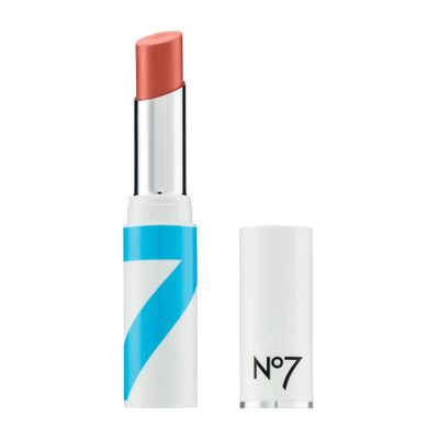No7 HydraLuminous Lip Balm - Nude - Tinted Lip Balm with Hydrating Hyaluronic Acid - Lip Moisturizer with Sheer Color for Subtle Shine &amp; Balmy Finish (2.8g)