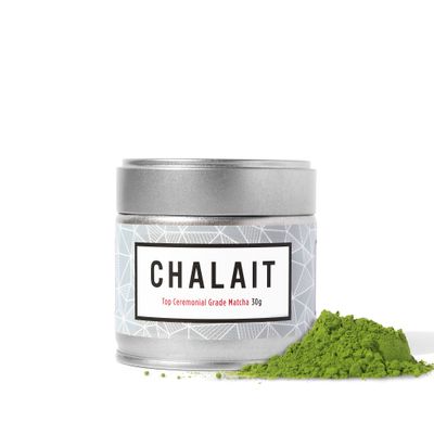 Chalait Top Ceremonial Grade Matcha - Japanese Matcha Green Tea Powder - For Sipping as Tea - Antioxidants, Sustainable Energy, No Additives, Radiation Free, Zero Sugar 30g Tin