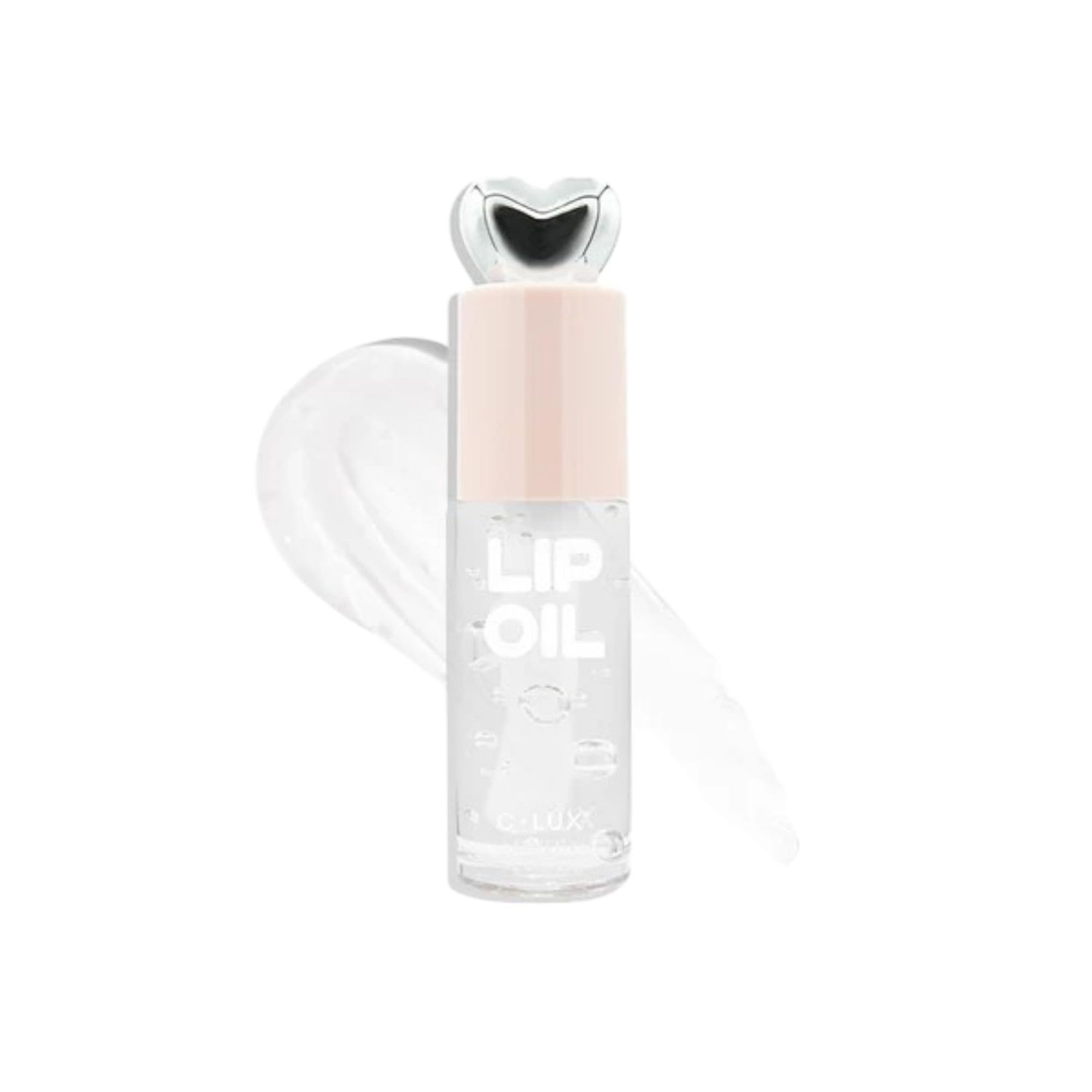 C-LUX Lip Oil Heart - Cheerleader | Hydrating Lip Oil | Non-Sticky Gloss | Cruelty-Free &amp; Paraben-Free | Lightweight Formula | 10ml