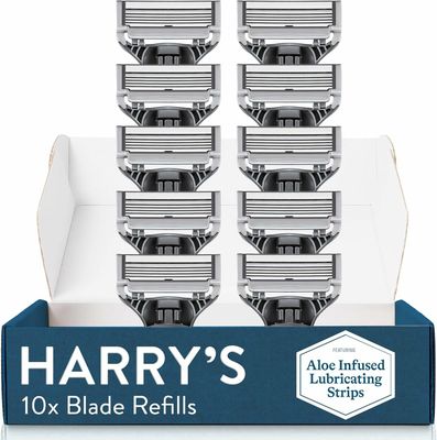 Harry&#39;s Razor Blades for Men - 10 Count - Premium Razor Blade Refill Cartridges