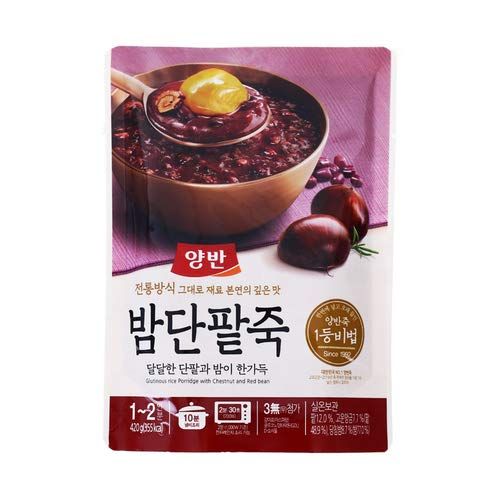 Dongwon Korean Porridge Pouch(420g): | 1, Sweet Red Bean 1 Pouch