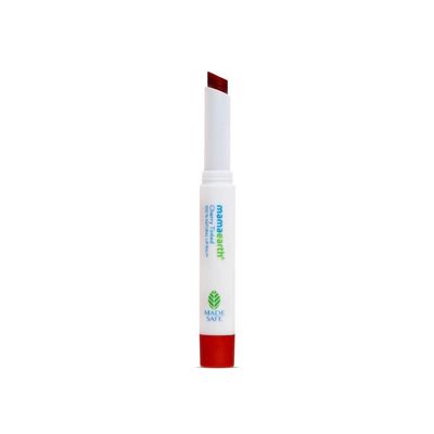 Mamaearth Nourishing Cherry Tinted Natural Lip Balm | 12 Hour Moisturization with Coconut Oil &amp; Cherry | Relieves Dry, Cracked Lips &amp; Makes Lips Soft &amp; Supple | 0.07 Oz/2g