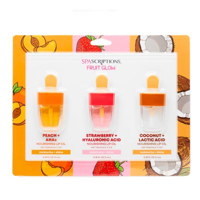 Assorted Lip Oils- Peach, Coconut, Watermelon