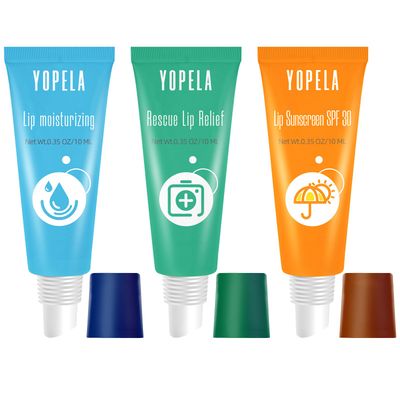 Yopela Lip Butter Balm Set 3 Pack, Lips Balm SPF 30 Sunscreen, Hydrating, Nourishing &amp; Softening Dry Cracked Lips, Natural Lip Moisturizer for Men, Women &amp; Kids Party Favors Gift Set