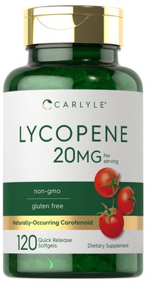 Carlyle Lycopene | 20mg | 120 Softgels | Non-GMO &amp; Gluten Free Supplement