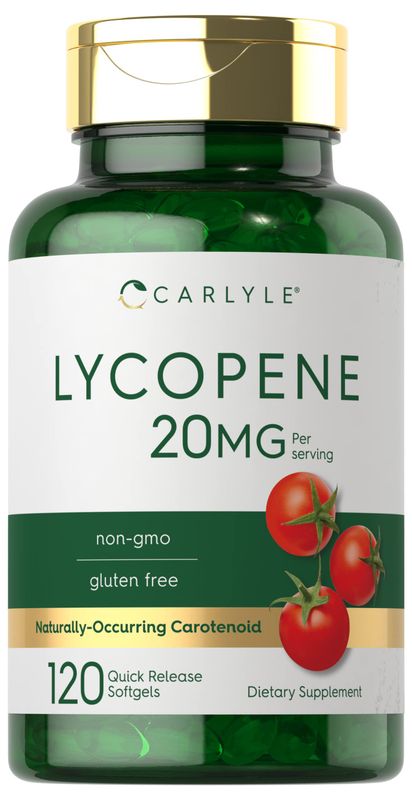 Carlyle Lycopene | 20mg | 120 Softgels | Non-GMO &amp; Gluten Free Supplement