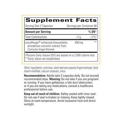 Integrative Therapeutics Curalieve - Dietary Supplement with Bioavailable Curcumin - Supplement to Support Antioxidant Pathways &amp; Joint Function - Vegan &amp; Gluten-Free - 120 Capsules