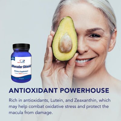 Doctors Advantage Macular Shield Eye Vitamins 120 Capsules | Lutein and Zeaxanthin Supplements with AREDS 2 Ingredients for Macular Degeneration Support