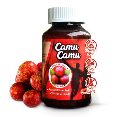 Sikyriah Camu Camu Capsules l 1000mg High Vitamin C Source l Immune System Support Pills l Powerful Antioxidant &amp; Anti-Aging Supplement l Non-GMO and Gluten Free l