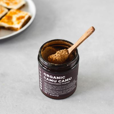 Erbology Organic Camu Camu Powder 3.2 oz - 45 Servings - Skin Health and Immunity Support - Rich in Vitamin C - Sustainably Sourced Straight from Farm in Peru - Small Batch - Vegan - GMO-free