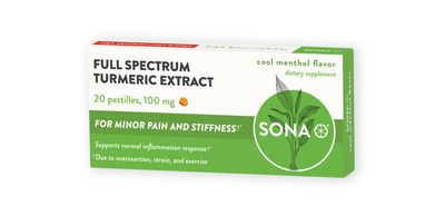 SONA Turmeric Pastilles, Dissolves in mouth, 600 Higher absorption of curcumin compared to capsules