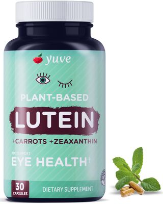 Yuve 20mg Lutein &amp; Zeaxanthin Eye Health Supplement with Clinically Studied Lutemax 2020 Carotenoid Complex - Supports Dry Eyes, Fatigue &amp; Vision Clarity - 30 Vegan Capsules