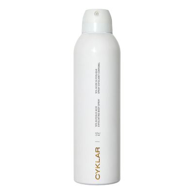 Cyklar Glycolic Acid Exfoliating Body Spray - 10 AHA Toner for Face &amp; Body. Skin-Smoothing Spray with Peptides &amp; Enzymes - Fragrance-Free, 6 fl oz