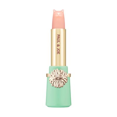 PAUL &amp; JOE Moisturizing Lipstick Refill, Case Sold Separately, Cat-Shaped Lip Care, Long-Lasting, Enriched with Happy Clover Extract, Jojoba Oil, and Hydrolyzed Collagen, Soft &amp; Plump Lips, 0.09 oz