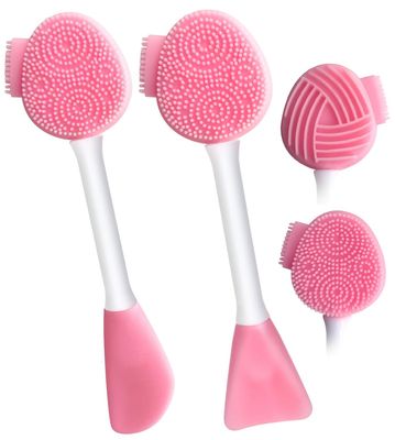 MUIIGOOD 2pcs Silicone Face Scrubber Face Mask Brush Exfoliating Lip Cleansing Facial Cleansing/Wash Brush Exfoliator Blackhead Skin Care Tool Makeup Removes Dead &amp; Dry Skin for Women Men