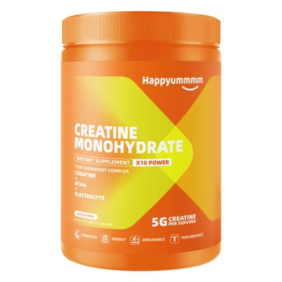 Creatine Monohydrate Powder - Amino Acid Powder with BCAA &amp; 7 Electrolytes for Muscle Growth, Recovery, Strength &amp; Focus - Unflavored Creatine Supplement - 8g Per Servings, 66 Servings for Men &amp; Women