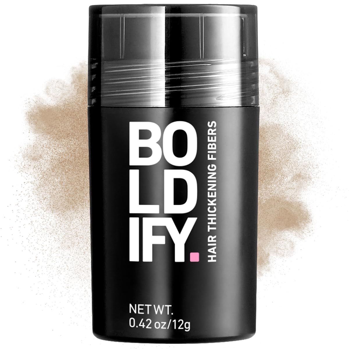 BOLDIFY Hair Fibers (12g) - Fill In Thinning and Fine Hair for an Instantly Fuller, Thicker Look - 14 Shades for Women &amp; Men - Medium Blonde