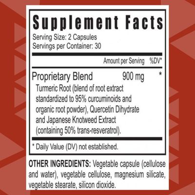 Youngevity Cell Shield RTQ - Turmeric Curcumin (95 Circuminoids), Quercetin, Japanese Knotweed - Highly Bioavailable Antioxidant Blend - 60 Capsules