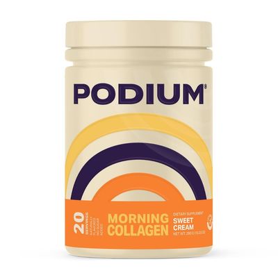 Podium Nutrition, Morning Collagen, Sweet Cream, 20 Servings, Collagen Protein, Gluten Free, Soy Free