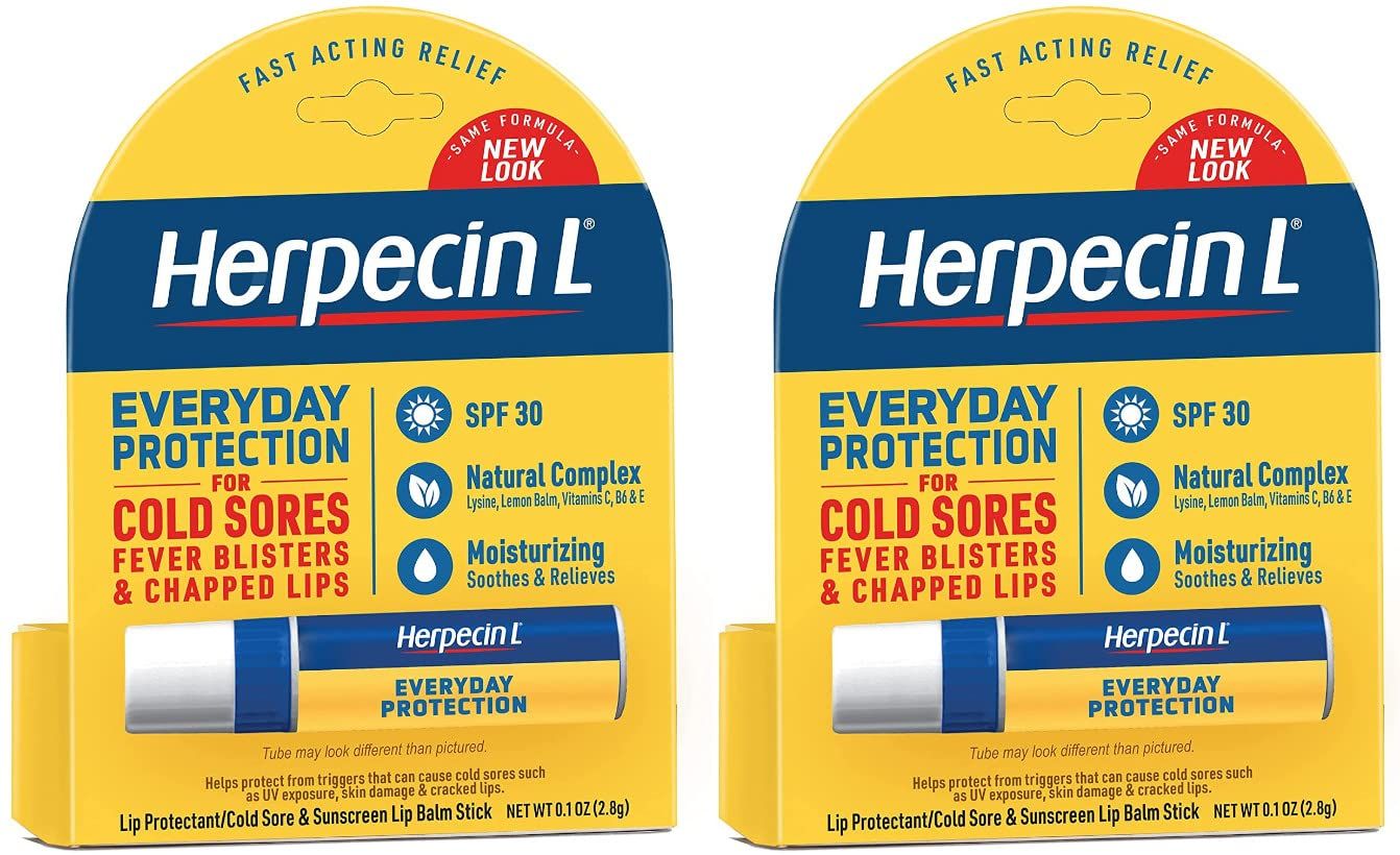 Herpecin-L Lip Balm SPF 30, 0.1 oz per Stick (2 pack)