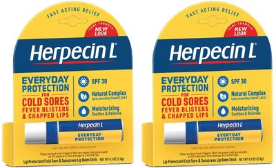 Herpecin-L Lip Balm SPF 30, 0.1 oz per Stick (2 pack)