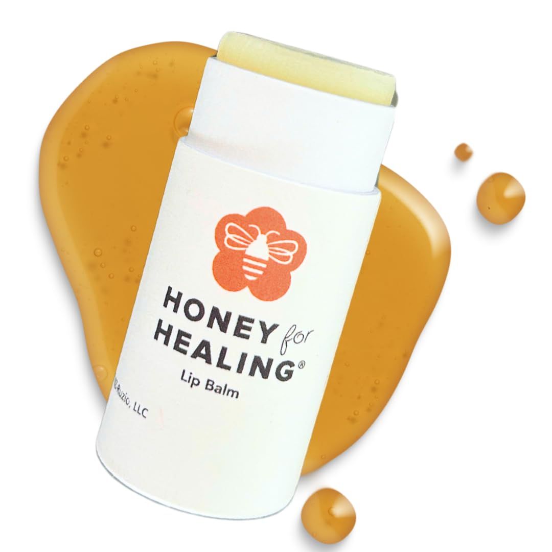 Ultra-Hydrating Formula Made with Manuka Honey 15 UMF, Coconut Oil, Beeswax | 12 Hour Moisture, Zero Waste Recyclable Tube | 0.25 oz / 7 gr (Natural)