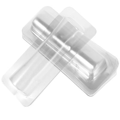 SEWACC 30pcs Clear Plastic Lip Balm Pouches Clear Lipstick Holder Money Card Holder Transparent Lip Balm Window Holder Plastic Domes for Lip Balm