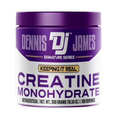 DENNIS JAMES Signature Series Creatine Monohydrate | 300g | 100 Servings | Premium Micronized Creatine for Strength, Muscle Growth &amp; Recovery