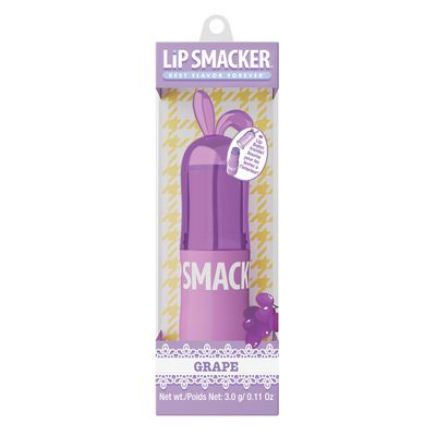 Lip Smacker Bunny Lip Balm, Moisturizing &amp; Hydrating Lip Care, Fun &amp; Collectible Easter Gift for Kids &amp; Lip Balm Lovers - Grape