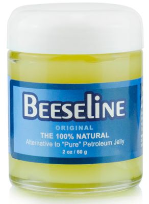 Beeseline Original - 100 Natural &amp; Hypoallergenic Alternative to Petroleum Jelly - Lips, Hands, Baby, Makeup Remover and More (Glass Jar) (2 oz)